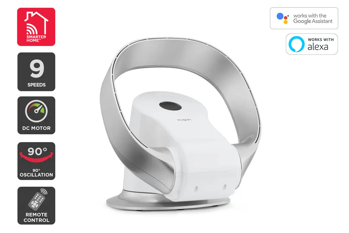 Kogan SmarterHome Bladeless DC Motor Turbo Smart Fan Product Image